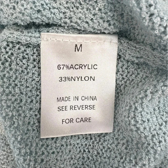 NWT Wishlist Tri-color stripe Sweter Size M - Picture 8 of 11